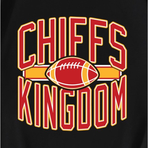 Retro NFL Chiefs Kingdom Football T-Shirt Retro NFL Chiefs Kingdom Football T-Shirt