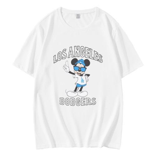 Mickey Mouse Los Angeles Dodgers Baseball T-Shirt