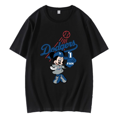 Cute Minnie Mouse Dodgers Fan Baseball T-Shirt Cute Minnie Mouse Dodgers Fan Baseball T-Shirt