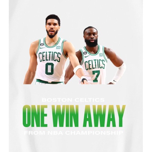 Celtics One Win Away From Championship T-Shirt Celtics One Win Away From Championship T-Shirt