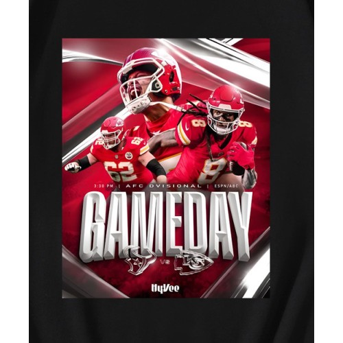 Kansas City Chiefs Beat Texans AFC Divisional Gameday Poster T-Shirt Kansas City Chiefs Beat Texans AFC Divisional Gameday Poster T-Shirt
