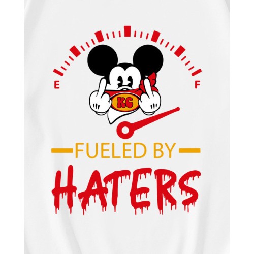 Mickey Chiefs Fueled By Haters 49ers T-Shirt Mickey Chiefs Fueled By Haters 49ers T-Shirt