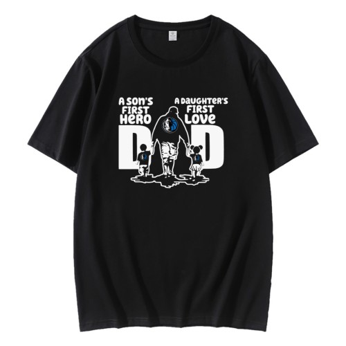 Dallas Mavericks A Sons First Hero Dad T-Shirt Dallas Mavericks A Sons First Hero Dad T-Shirt