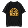 Checkered Indiana Pacers Basketball T-Shirt Checkered Indiana Pacers Basketball T-Shirt