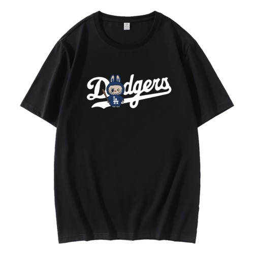 Funny Labubu Los Angeles Dodgers Baseball T-Shirt Funny Labubu Los Angeles Dodgers Baseball T-Shirt