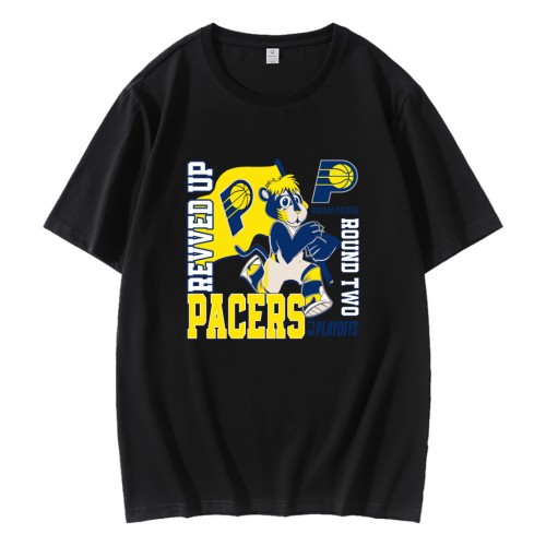 Indiana Pacers 2024 Boomer Revved Up Playoffs T-Shirt Indiana Pacers 2024 Boomer Revved Up Playoffs T-Shirt