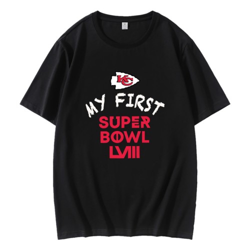 Kansas City Chiefs My First Super Bowl LVIII T-Shirt Kansas City Chiefs My First Super Bowl LVIII T-Shirt