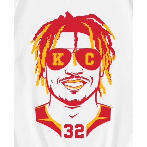 Kansas City Chiefs NFL Football Player 32 T-Shirt Kansas City Chiefs NFL Football Player 32 T-Shirt