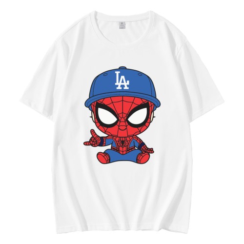 Baby Spiderman Los Angeles Dodgers T-Shirt