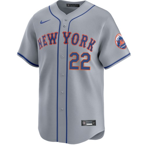 Juan Soto New York Mets Nike Away Limited Player Jersey - Gray Juan Soto New York Mets Nike Away Limited Player Jersey - Gray
