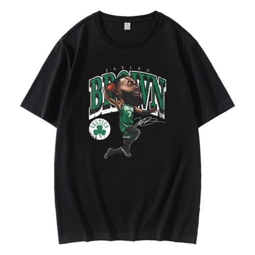 Jaylen Brown Boston Celtics Cartoon T-Shirt Jaylen Brown Boston Celtics Cartoon T-Shirt