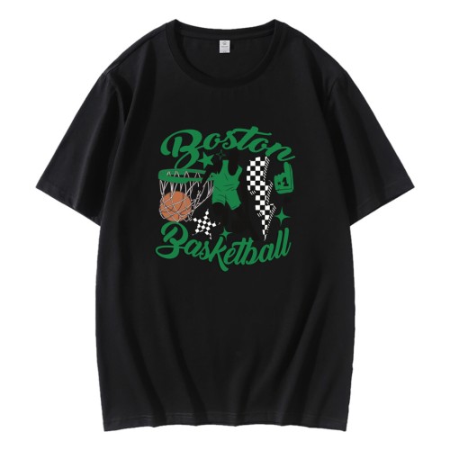 Groovy NBA Boston Basketball T-Shirt Groovy NBA Boston Basketball T-Shirt