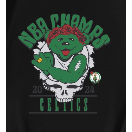 Boston Celtics 2024 NBA Champs Grateful Dead T-Shirt Boston Celtics 2024 NBA Champs Grateful Dead T-Shirt
