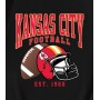 Kansas City Chiefs Football Helmet T-Shirt Kansas City Chiefs Football Helmet T-Shirt