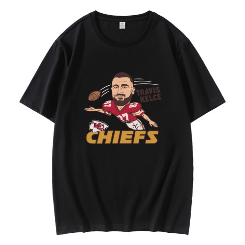 Kansas City Chiefs Travis Kelce Football Player T-Shirt Kansas City Chiefs Travis Kelce Football Player T-Shirt