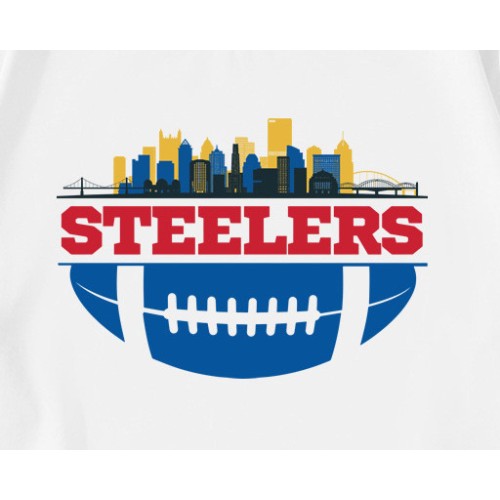NFL Steelers Football Skyline T-Shirt NFL Steelers Football Skyline T-Shirt