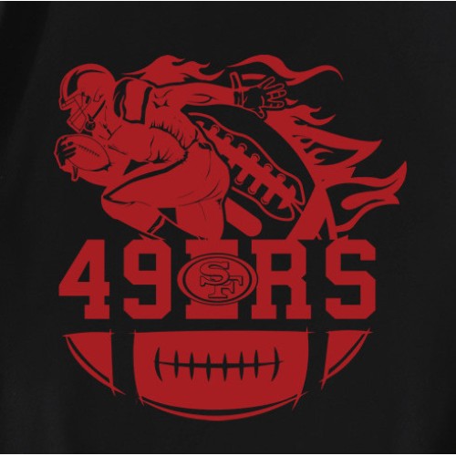 San Francisco 49ers Player Football T-Shirt San Francisco 49ers Player Football T-Shirt