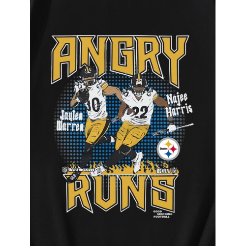 Angry Runs Pittsburgh Steelers Players T-shirt Angry Runs Pittsburgh Steelers Players T-shirt