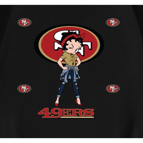 San Francisco 49ers Betty Boop T-Shirt San Francisco 49ers Betty Boop T-Shirt
