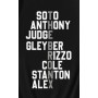New York Yankees Baseball Player Namer T-Shirt New York Yankees Baseball Player Namer T-Shirt