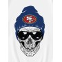 Horror Skull San Francisco 49ers T-Shirt Horror Skull San Francisco 49ers T-Shirt