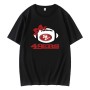 San Francisco 49ers Football Bow Tie T-Shirt San Francisco 49ers Football Bow Tie T-Shirt
