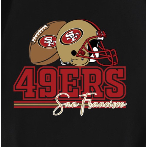 San Francisco 49ers Football Helmet T-Shirt San Francisco 49ers Football Helmet T-Shirt