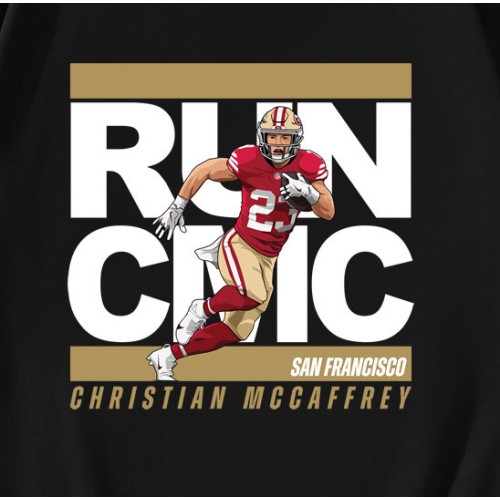 Run CMC Christian McCaffrey San Francisco 49ers T-Shirt Run CMC Christian McCaffrey San Francisco 49ers T-Shirt