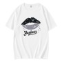 Funny Lips Yankees Baseball Team   T-Shirt