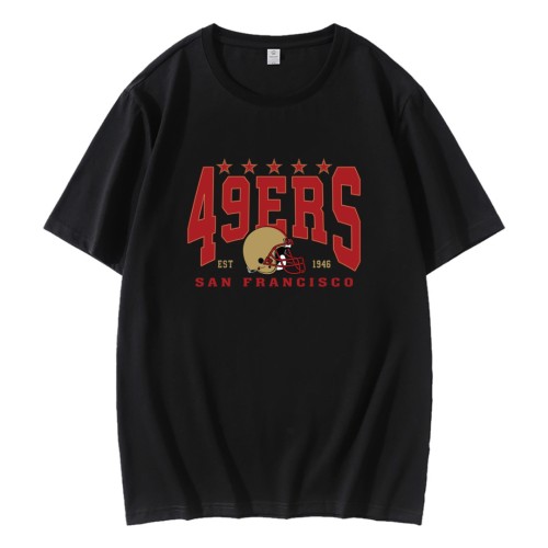 San Francisco 49ers 1946 Helmet Stars T-Shirt San Francisco 49ers 1946 Helmet Stars T-Shirt