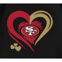 San Francisco 49ers Heart NFL Team T-Shirt San Francisco 49ers Heart NFL Team T-Shirt