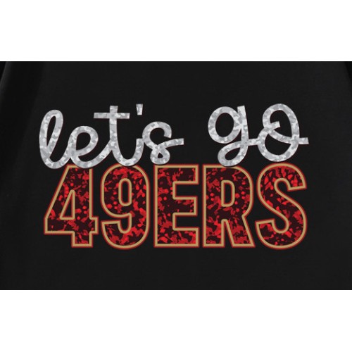 Let’s Go 49ers Football T-Shirt Let’s Go 49ers Football T-Shirt