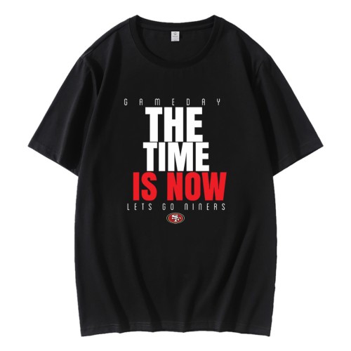 49ers Game Day The Time Is Now T-Shirt 49ers Game Day The Time Is Now T-Shirt