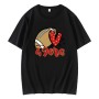 49ers Football Heart T-Shirt 49ers Football Heart T-Shirt
