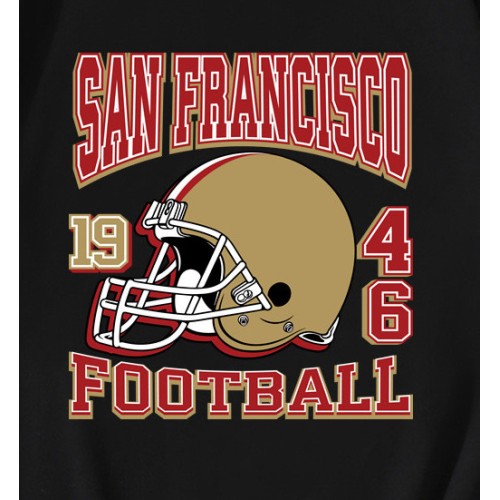 Vintage San Francisco 49ers 1946 Football Helmet T-Shirt Vintage San Francisco 49ers 1946 Football Helmet T-Shirt