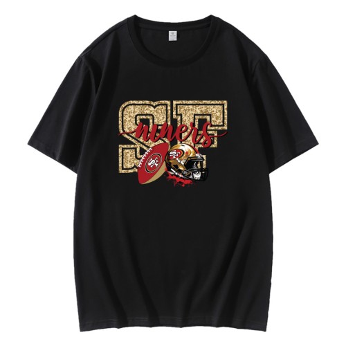 Retro 49ers SF Niners Football Helmet T-Shirt Retro 49ers SF Niners Football Helmet T-Shirt