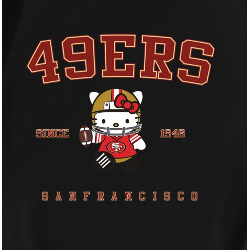San Francisco 49ers Hello Kitty T-Shirt San Francisco 49ers Hello Kitty T-Shirt