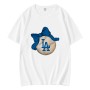 Los Angeles Dodgers Tiny Turnip Baseball Bow T-Shirt Los Angeles Dodgers Tiny Turnip Baseball Bow T-Shirt