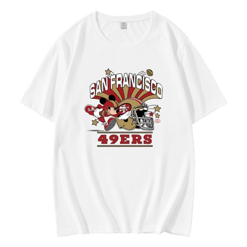 Funny Mickey Mouse Football San Francisco 49ers T-Shirt Funny Mickey Mouse Football San Francisco 49ers T-Shirt