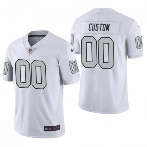 Las Vegas Raiders Nike Custom Alternate Vapor Limited Jersey - White Las Vegas Raiders Nike Custom Alternate Vapor Limited Jersey - White