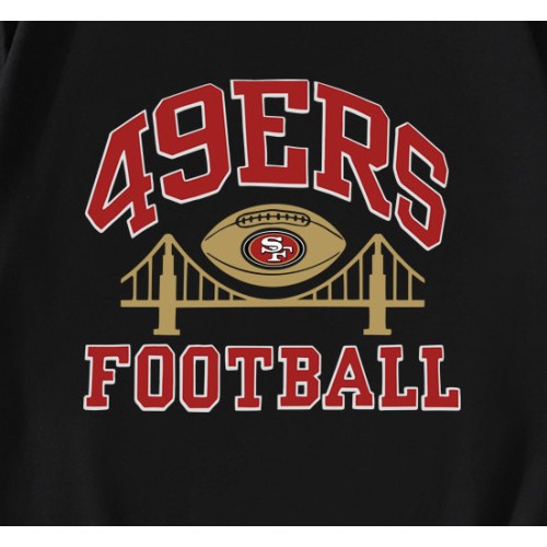 Vintage 49ers Football Bridge T-Shirt Vintage 49ers Football Bridge T-Shirt