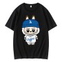 Funny Doll Labubu Los Angeles Dodgers Baseball T-Shirt Funny Doll Labubu Los Angeles Dodgers Baseball T-Shirt