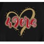 49ers Heart Leopard Pattern T-Shirt 49ers Heart Leopard Pattern T-Shirt