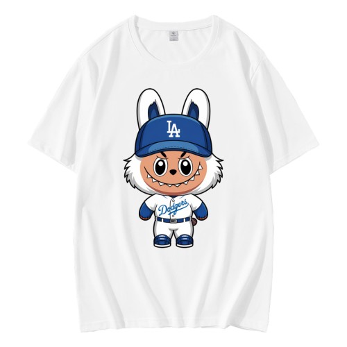Funny Labubu Los Angeles Dodgers Baseball T-Shirt Funny Labubu Los Angeles Dodgers Baseball T-Shirt