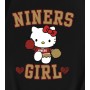 Kitty Niners Girl San Francisco 49ers T-Shirt Kitty Niners Girl San Francisco 49ers T-Shirt