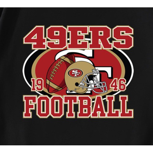 Vintage 49ers Football Helmet T-Shirt Vintage 49ers Football Helmet T-Shirt