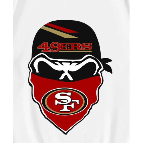 Retro San Francisco 49ers Skull T-Shirt