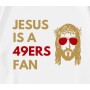 Retro Jesus Is A 49ers Fan T-Shirt Retro Jesus Is A 49ers Fan T-Shirt
