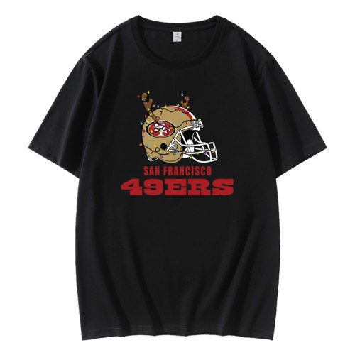 San Francisco 49ers Helmet Deer Antlers T-Shirt San Francisco 49ers Helmet Deer Antlers T-Shirt