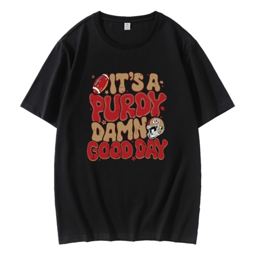 t’s A Purdy Damn Good Day Helmet 49ers Football T-Shirt t’s A Purdy Damn Good Day Helmet 49ers Football T-Shirt